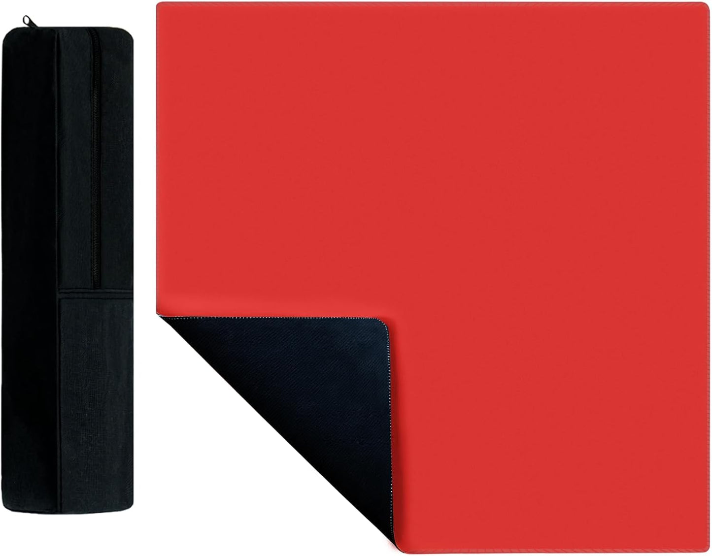 Red Mahjong Mat