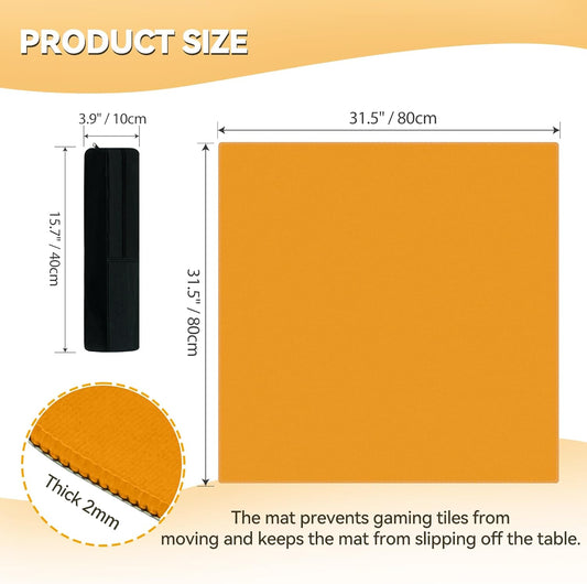 Orange Mahjong Mat