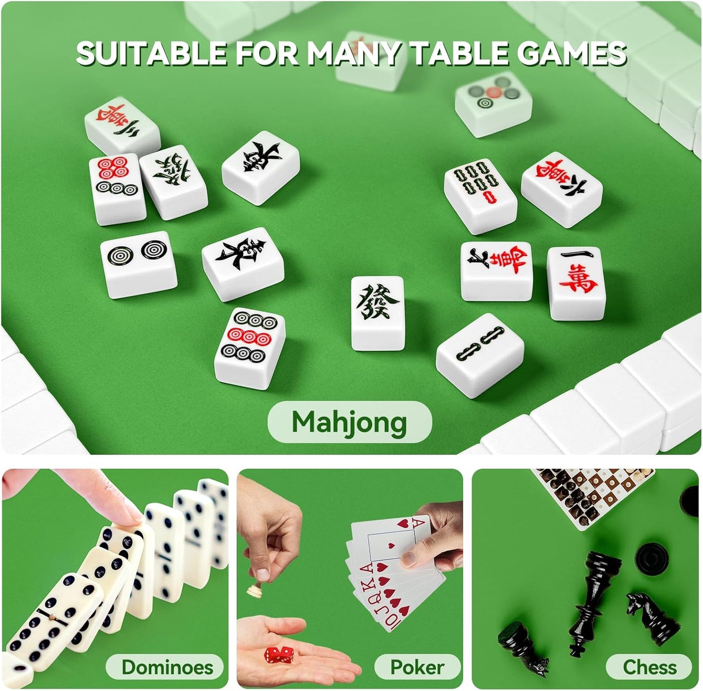 Green Mahjong Mat