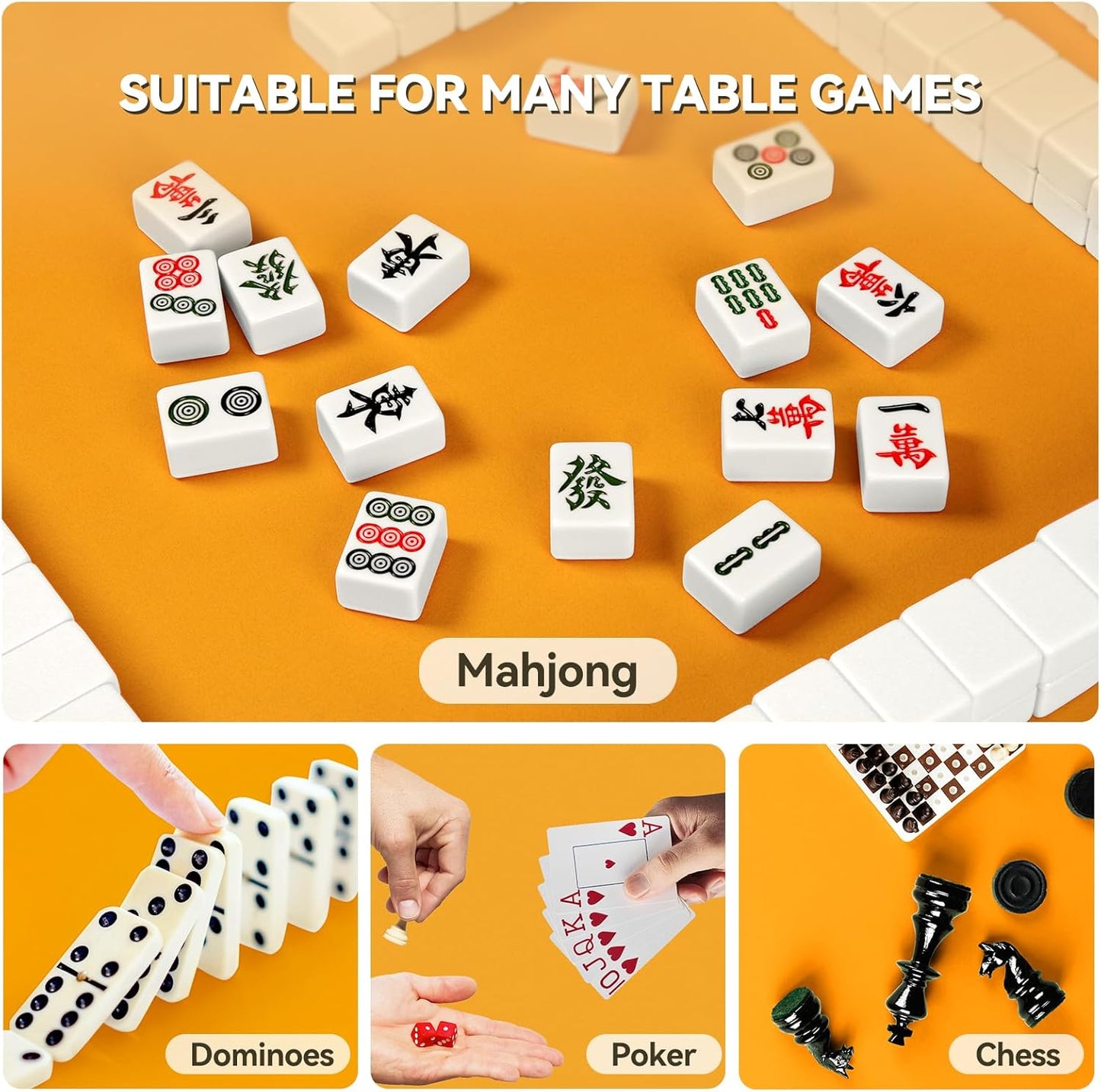 Orange Mahjong Mat