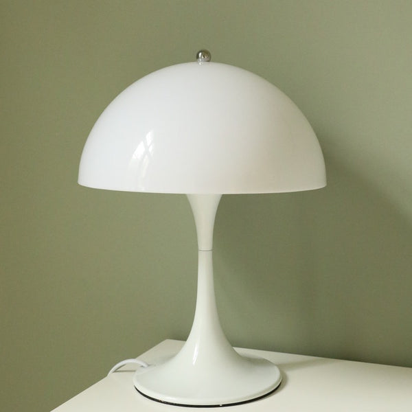 Table Lamp white Round Top